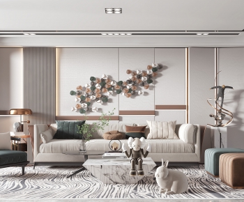 Modern A Living Room-ID:626173971