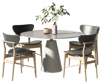 Nordic Style Dining Table And Chairs-ID:876050004