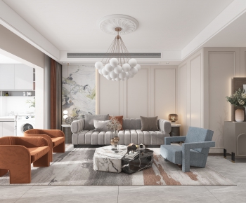 Modern A Living Room-ID:207289939