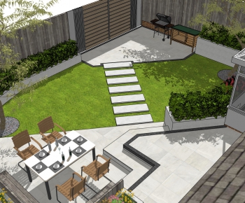 Modern Courtyard/landscape-ID:642463925