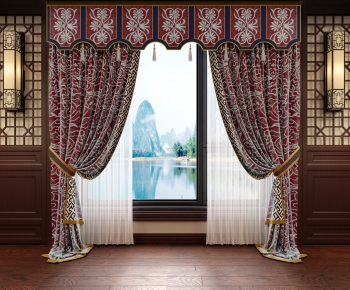 New Chinese Style The Curtain-ID:863392114