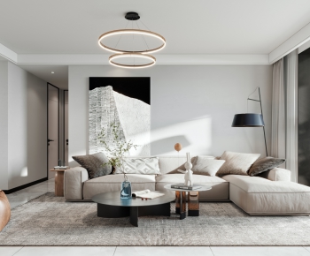 Modern A Living Room-ID:324239711