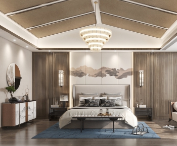 New Chinese Style Bedroom-ID:492814065