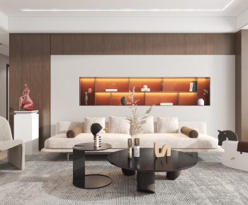 Modern A Living Room-ID:671040066