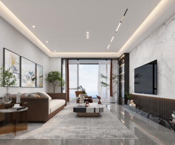 Modern A Living Room-ID:655723098