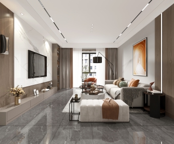 Modern A Living Room-ID:875968922