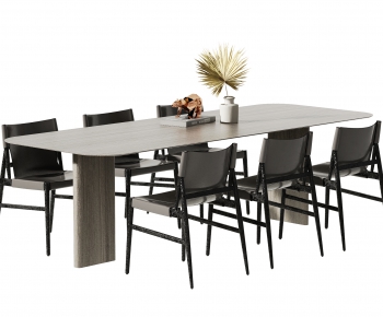 Modern Dining Table And Chairs-ID:375792986