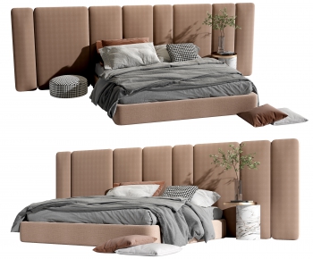 Modern Double Bed-ID:471183061