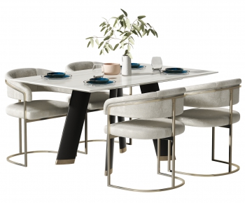 Modern Dining Table And Chairs-ID:473995926