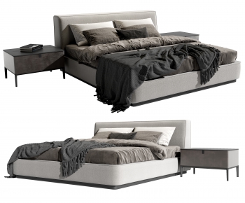 Modern Double Bed-ID:700165032