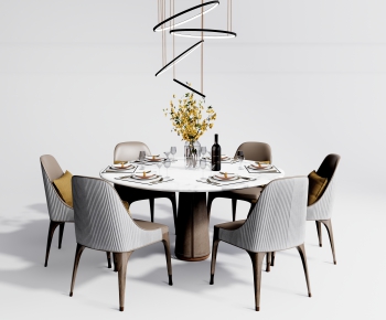 Modern Dining Table And Chairs-ID:807003025