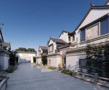 New Chinese Style Villa Appearance-ID:659243116