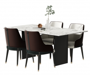 Modern Dining Table And Chairs-ID:525645974