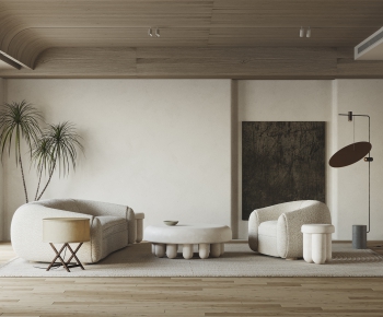 Wabi-sabi Style A Living Room-ID:264554982