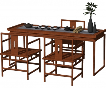 New Chinese Style Tea Tables And Chairs-ID:785151961