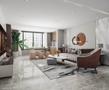 Modern A Living Room-ID:916565903