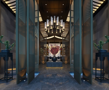 New Chinese Style Lobby Hall-ID:899563079