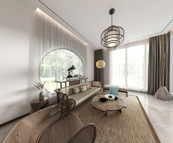 Wabi-sabi Style A Living Room-ID:289369116