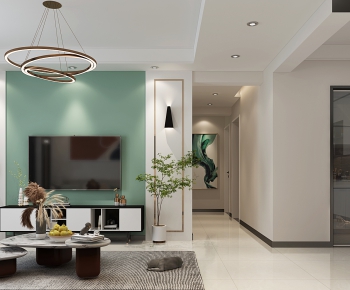 Modern A Living Room-ID:335741046