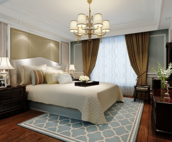 American Style Bedroom-ID:203737023