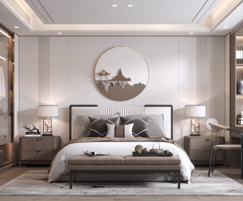 New Chinese Style Bedroom-ID:468550921