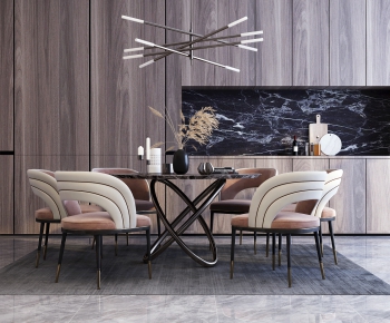 Modern Dining Table And Chairs-ID:493779904