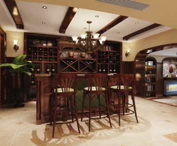 American Style Wine Cellar/Wine Tasting Room-ID:133980043