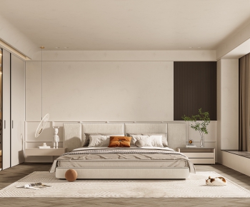 Modern Wabi-sabi Style Bedroom-ID:769947056