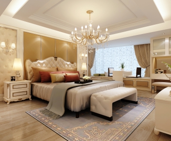 Simple European Style Bedroom-ID:106074093