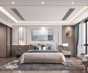 New Chinese Style Bedroom-ID:848093036