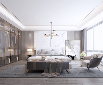 New Chinese Style Bedroom-ID:711057907