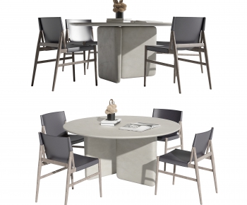 Wabi-sabi Style Dining Table And Chairs-ID:502619986