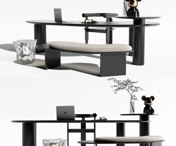 Modern Computer Desk And Chair-ID:200642116