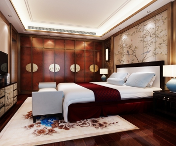 Chinese Style New Chinese Style Bedroom-ID:283737907
