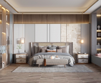 New Chinese Style Bedroom-ID:274389985