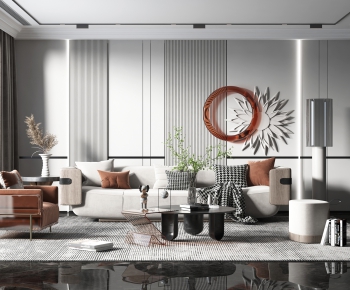 Modern A Living Room-ID:305243971