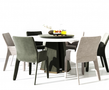 Modern Dining Table And Chairs-ID:643840074