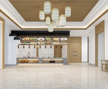 New Chinese Style Catering Space-ID:550410998