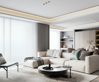 Modern A Living Room-ID:347815047
