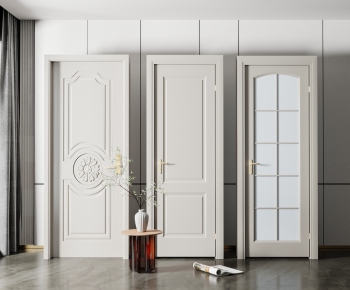 Simple European Style Single Door-ID:728214033