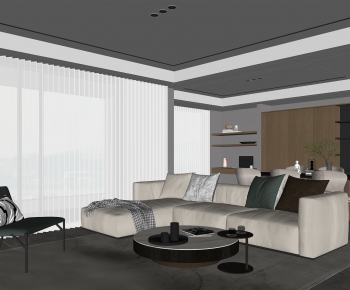 Modern A Living Room-ID:461227899