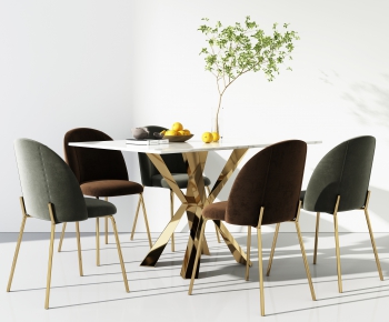 Modern Dining Table And Chairs-ID:772099558