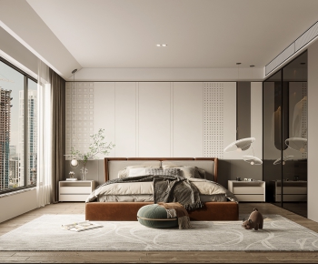Modern Wabi-sabi Style Bedroom-ID:160628083
