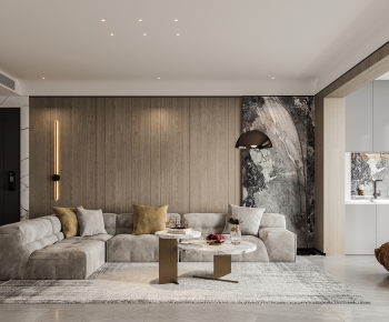 Modern A Living Room-ID:794404987