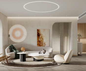 Wabi-sabi Style A Living Room-ID:281667952