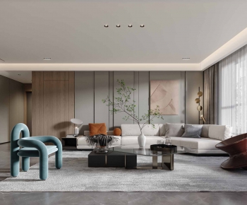 Modern A Living Room-ID:209218983