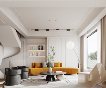 Modern Simple European Style A Living Room-ID:335170037
