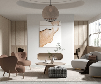 Wabi-sabi Style A Living Room-ID:533220843