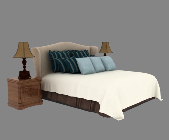American Style Double Bed-ID:817065957