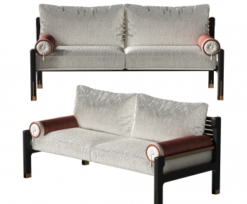 New Chinese Style A Sofa For Two-ID:641839523